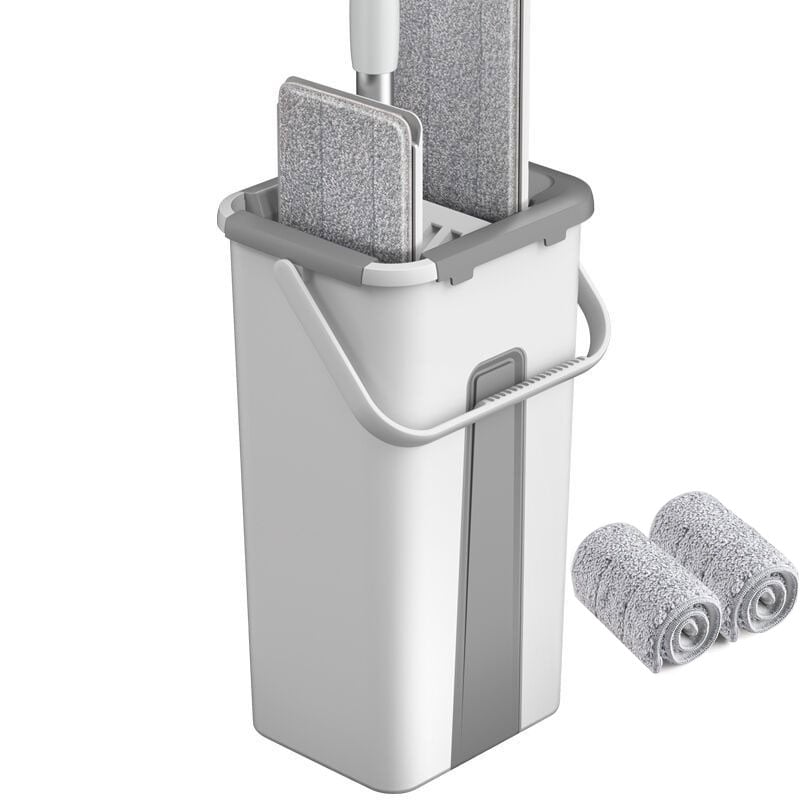 Mop and bucket set with wringer