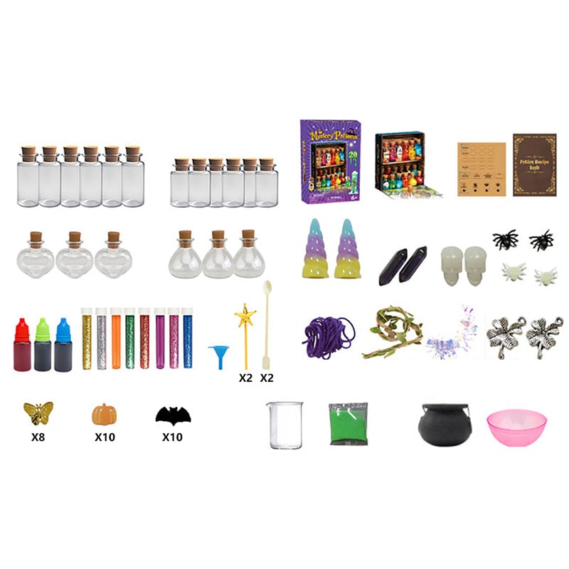 Witch Magician Potion Magic Bottle Set