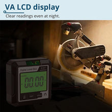Load image into Gallery viewer, 0-360°(4 * 90°) Digital Angle Finder Level Magnetic Electronic Gauge Inclinometer Protractor Tool