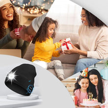 Load image into Gallery viewer, LED Light Bluetooth Warm Hat