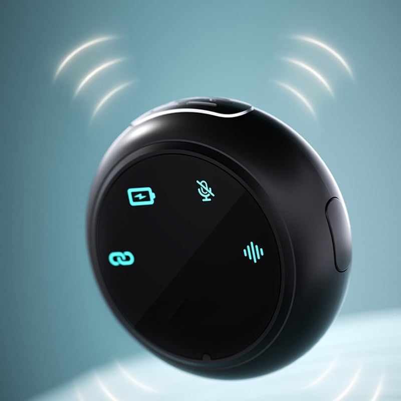 K31 Pro Button-Style Magnetic Wireless Lavalier Microphone