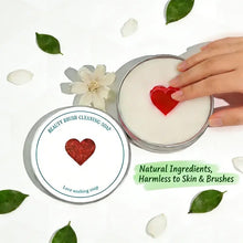Load image into Gallery viewer, Silicone Makeup Brush Cleaning Pad with Soap