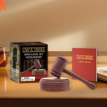 Load image into Gallery viewer, Law &amp; Order: Mini Gavel Set with Sound
