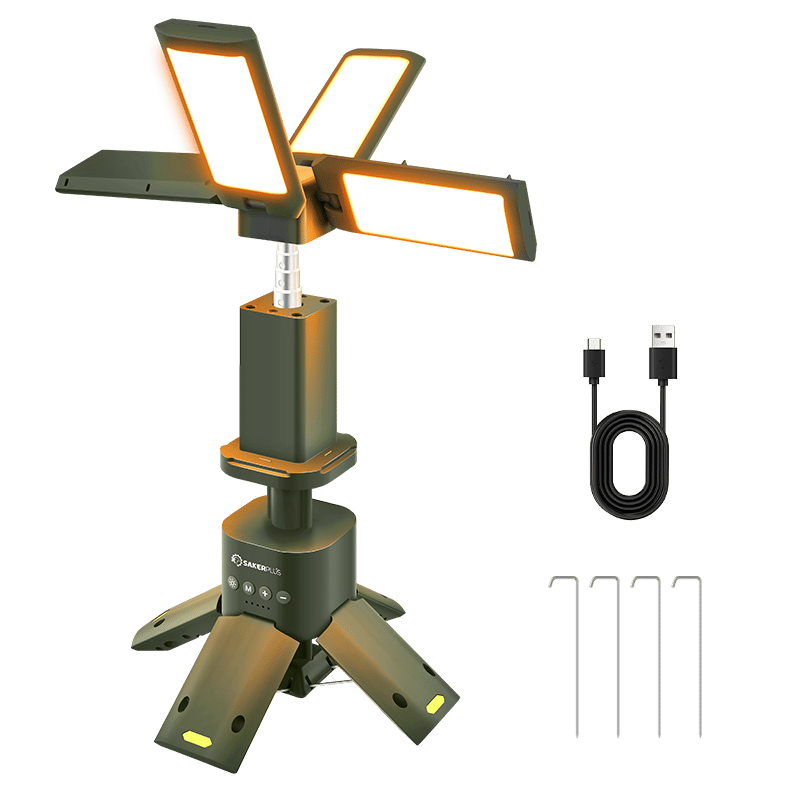 Retractable Windproof Camping Lantern