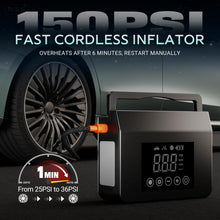 Load image into Gallery viewer, Portable Car Jump Starter with Air Compressor &amp; Tire Inflator