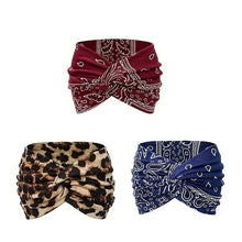 Load image into Gallery viewer, Printed cross yoga headband