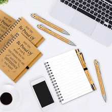 Load image into Gallery viewer, Eco-Friendly Bamboo Stationery Gift Set