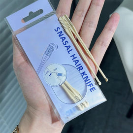 Handheld 360° Rotating Nose Hair Removal with Ear Picker