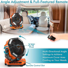 Load image into Gallery viewer, Outdoor Portable Cooling Fan - SAKER® Rechargeable Camping Fan