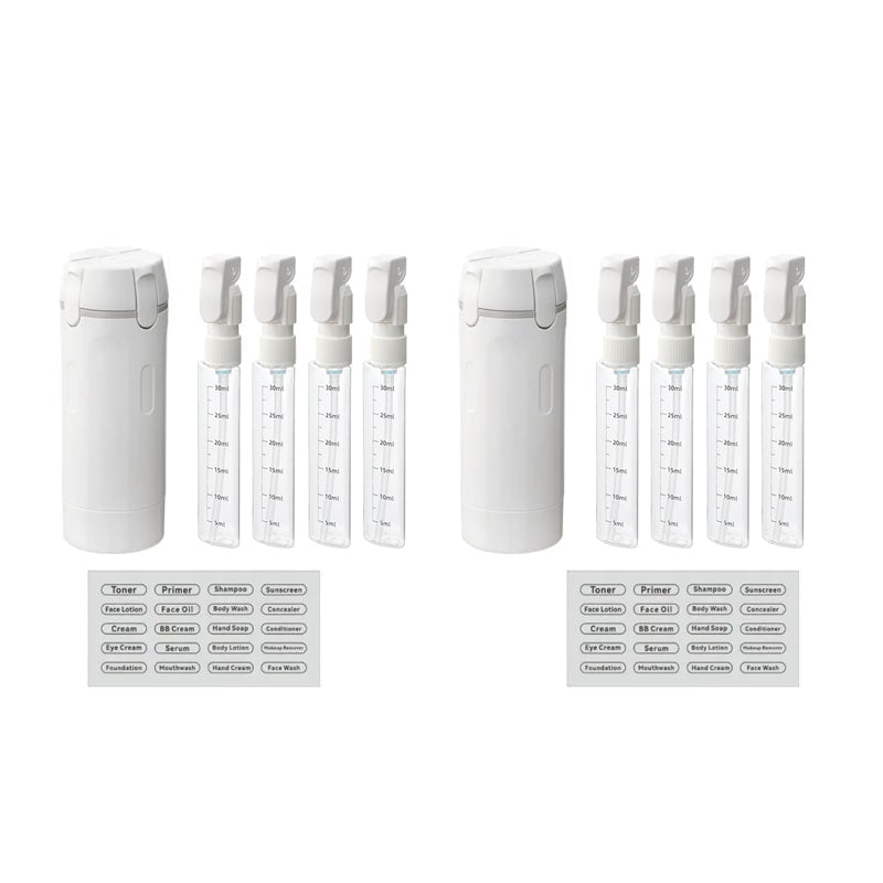 uspell-4-in-1 Leakproof Rotatable Travel Dispenser Set