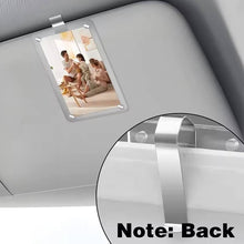 Load image into Gallery viewer, Acrylic Sun Visor Photo Holder