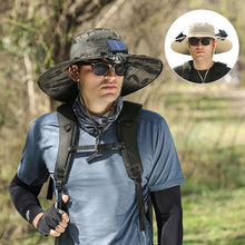 Load image into Gallery viewer, Solar Fan Outdoor Fishing Hat