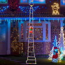 Load image into Gallery viewer, Santa Claus LED Ladder Light