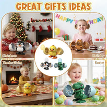 Load image into Gallery viewer, Pop-Surprise Easter Eggs – Wind-Up Jumping Animal Toy (Capybara, Dinosaur, Penguin, Duck)