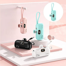 Load image into Gallery viewer, Mini Portable Charger with Built-in Cable