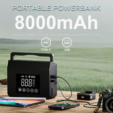 Load image into Gallery viewer, Portable Car Jump Starter with Air Compressor &amp; Tire Inflator