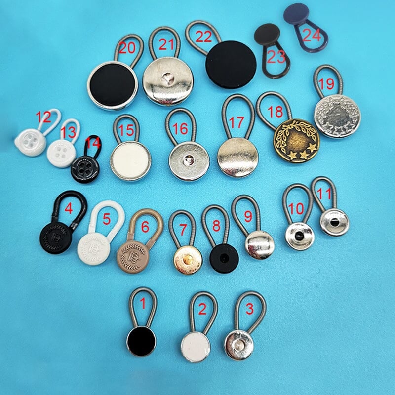 Adjustable Pant Waistband Extender Button (24 Pcs)