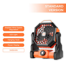 Load image into Gallery viewer, Outdoor Portable Cooling Fan - SAKER® Rechargeable Camping Fan