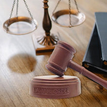 Load image into Gallery viewer, Law &amp; Order: Mini Gavel Set with Sound