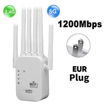 Load image into Gallery viewer, Upgraded 6-Antenna WiFi Extender 1200Mbps