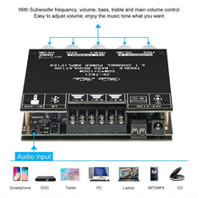 Load image into Gallery viewer, 2.1 Channel Audio Receiver Power Amplifier Module