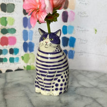 Load image into Gallery viewer, Sank Polka Dot Cat Vase