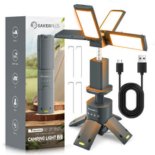Load image into Gallery viewer, Outdoor Lighting Solution - Camping Lantern with Four Led Lamps