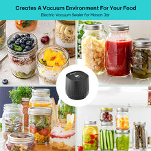 Load image into Gallery viewer, Electric Mason Jar Vacuum Sealer Kit