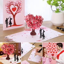 Load image into Gallery viewer, 3D Pop-Up Valentine’s Day &amp; Anniversary Love Tree Greeting Card