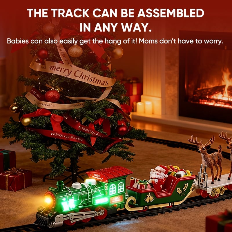 Magical Christmas Hanging Track Train Set