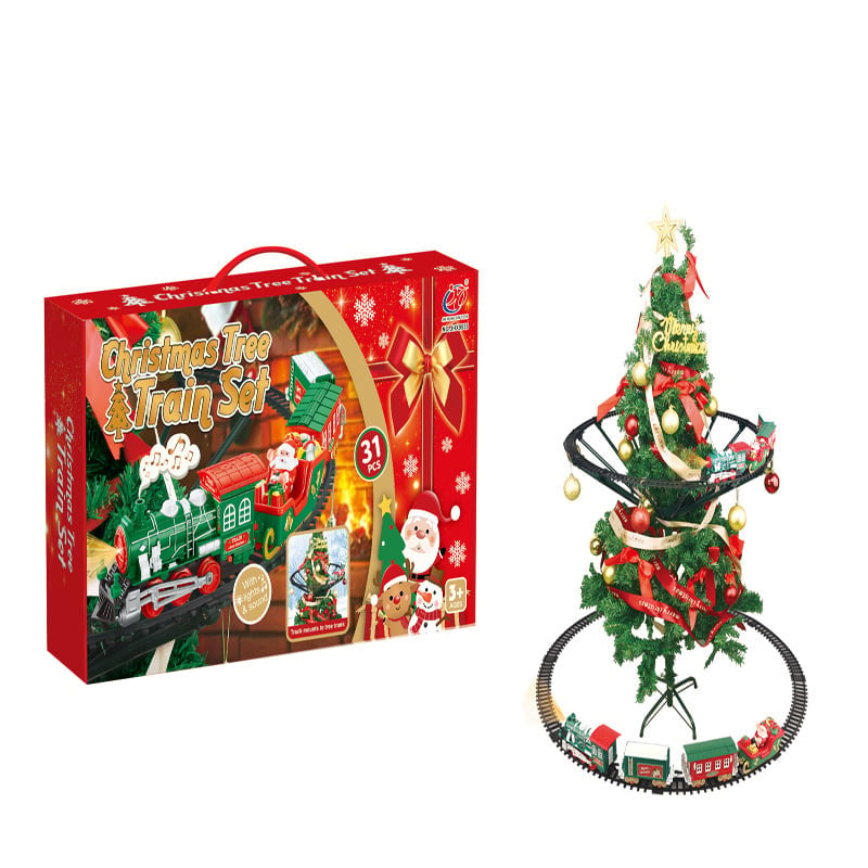 Magical Christmas Hanging Track Train Set