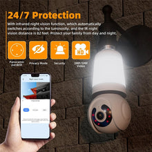 Load image into Gallery viewer, Outdoor Light Bulb Security Camera