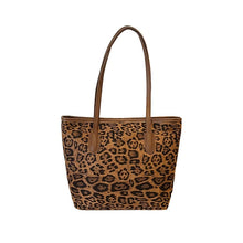 Load image into Gallery viewer, Leopard Print Tote Bag