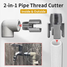Load image into Gallery viewer, Integrated Internal &amp; External Pipe Threading Tool