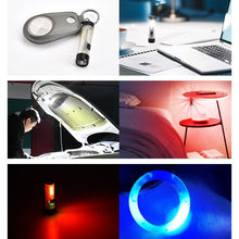 Load image into Gallery viewer, Compact Rechargeable Waterproof Keychain Flashlight