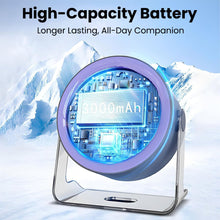 Load image into Gallery viewer, Battery Powered Quiet Desk Fan - Adjustable Head