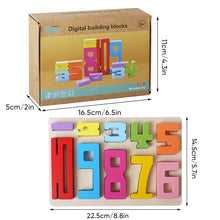 Load image into Gallery viewer, Montessori-Inspired Wooden Number Blocks – Unlock Your Child’s Potential!