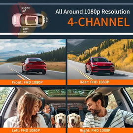 Aless™ Four-record monitoring driving recorder