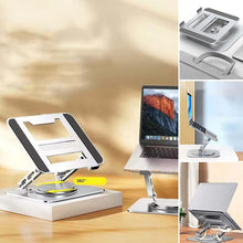 Load image into Gallery viewer, Aluminum Alloy Swivel Computer Stand