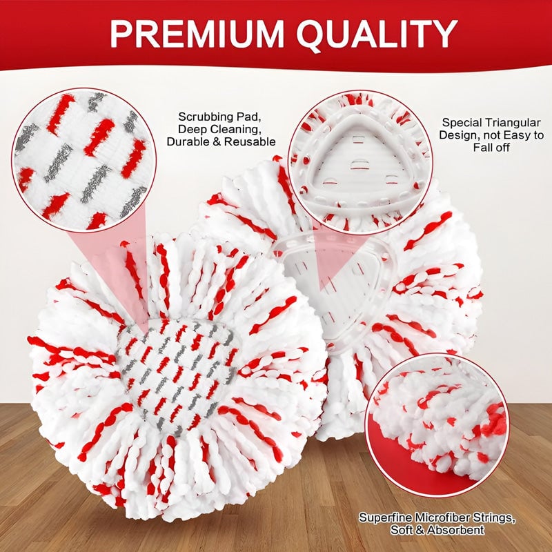 Microfiber Spin Mop Head