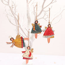 Load image into Gallery viewer, Retro Iron Art Christmas Angel Decoration