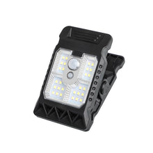 Load image into Gallery viewer, USB &amp; Solar Powered Motion Sensor Clip Lights