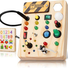 Load image into Gallery viewer, Montessori Busy Board for Toddlers