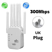 Load image into Gallery viewer, Upgraded 6-Antenna WiFi Extender 1200Mbps
