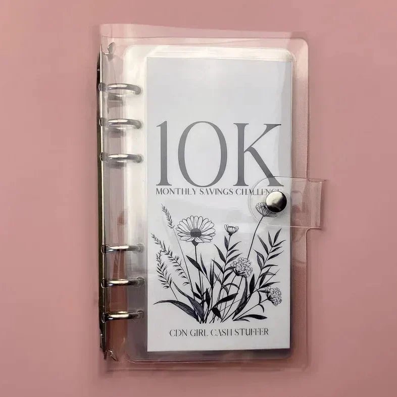 【Extra 50% OFF】12-Month Envelopes Money Saving Challenge Binder