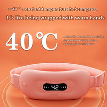 Load image into Gallery viewer, Women Menstruation Vibration Belly Massage Hot Compress