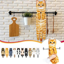 Load image into Gallery viewer, Cute Cat Hand Towel