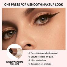 Load image into Gallery viewer, Dual-Head Design Rotating Eyeliner Stamp Pen