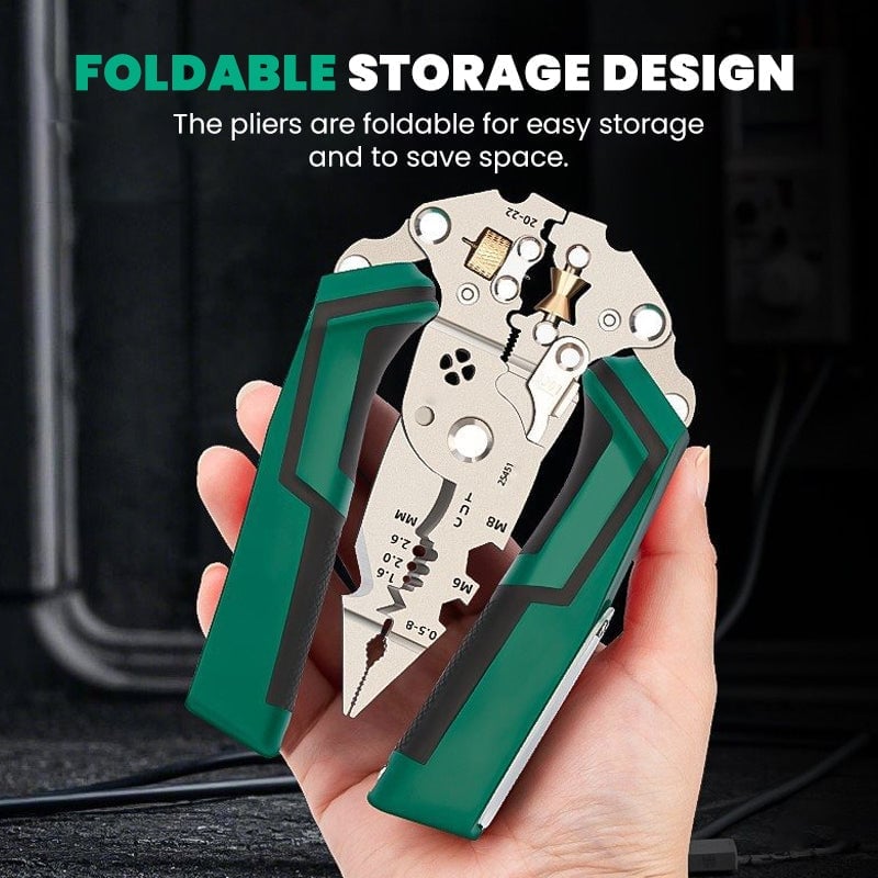 16-in-1 Folding Electric Tester Wire Stripper