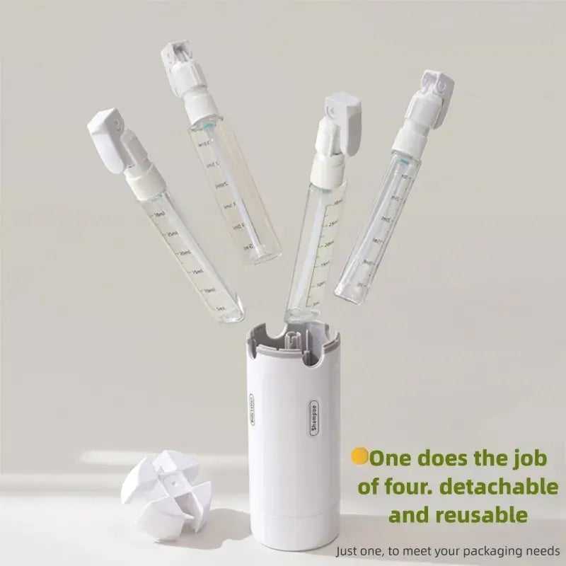 uspell-4-in-1 Leakproof Rotatable Travel Dispenser Set
